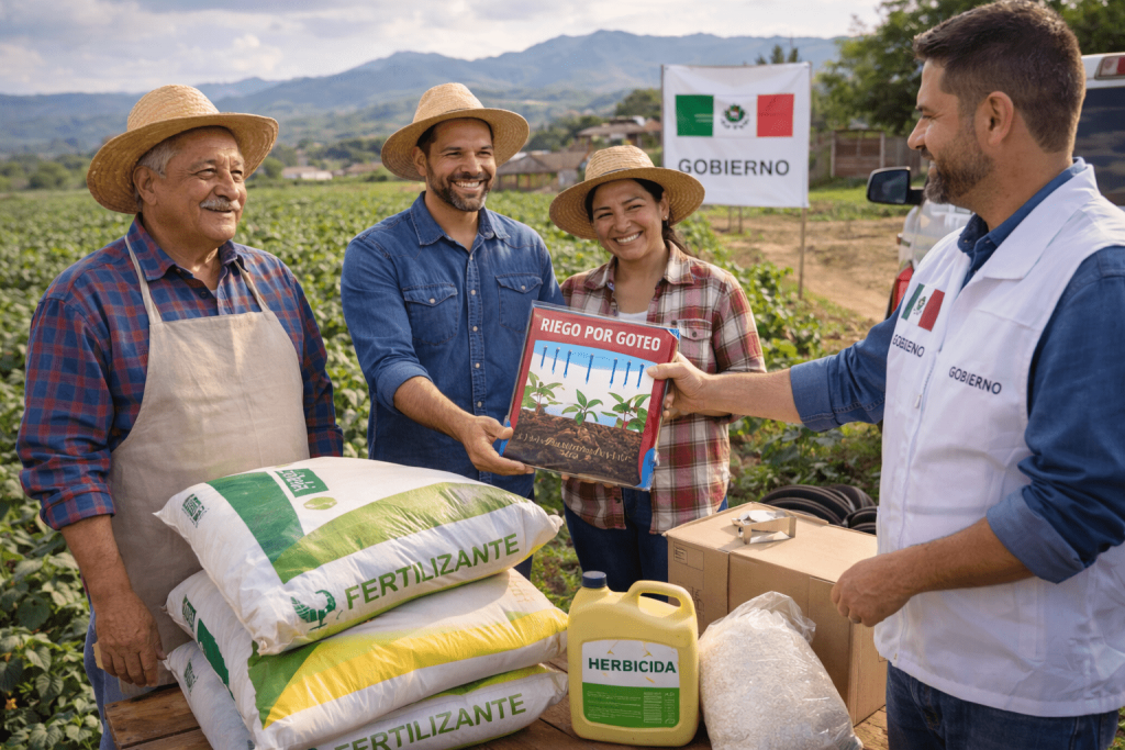 agricultores en programa Precios de Garantía en México