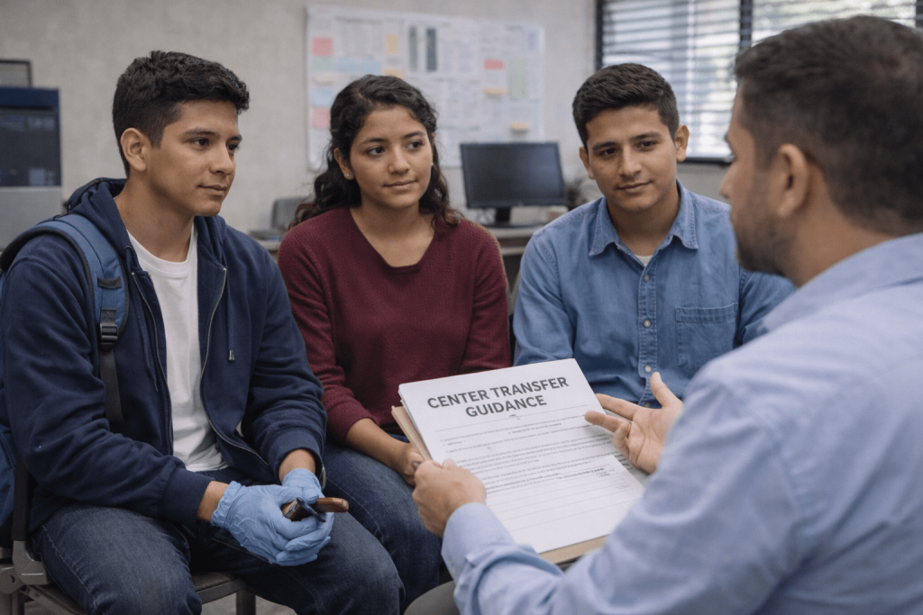 joven solicitando cambio de centro de trabajo en Jóvenes Construyendo el Futuro