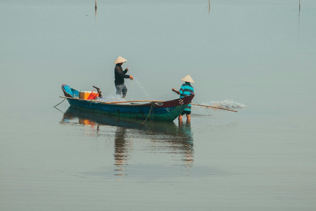 acuicultores beneficiarios del programa Bienpesca
