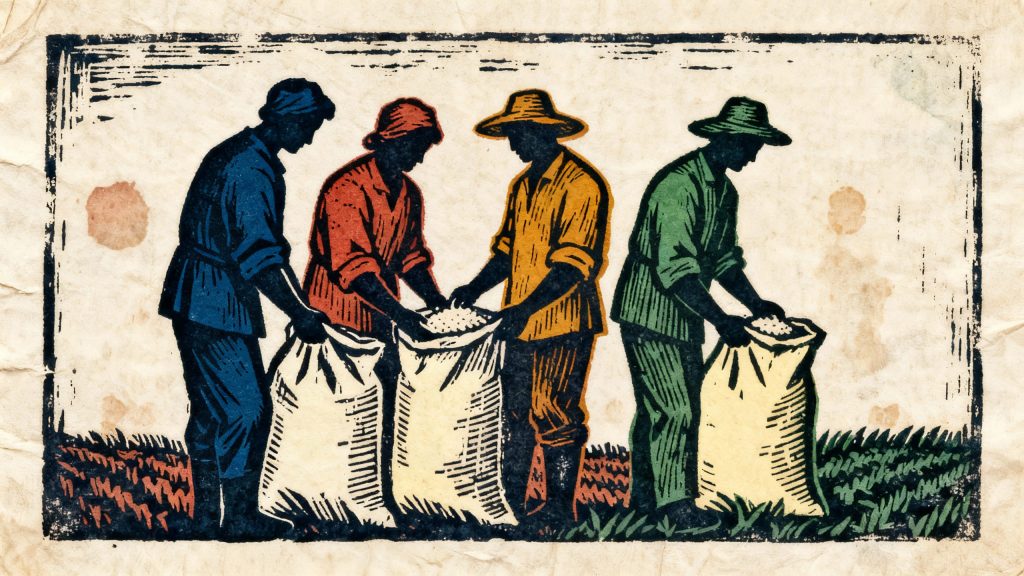 Entrega de grano en centro de acopio del programa Precios de Garantía